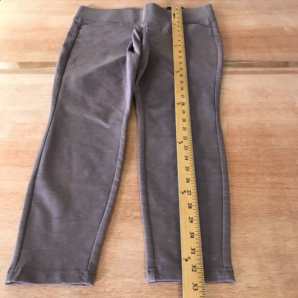 Torrid Pixie Pull On Pants Women L Purple Mid Rise Pocket Slimming Stretch 18294 - Picture 5 of 16